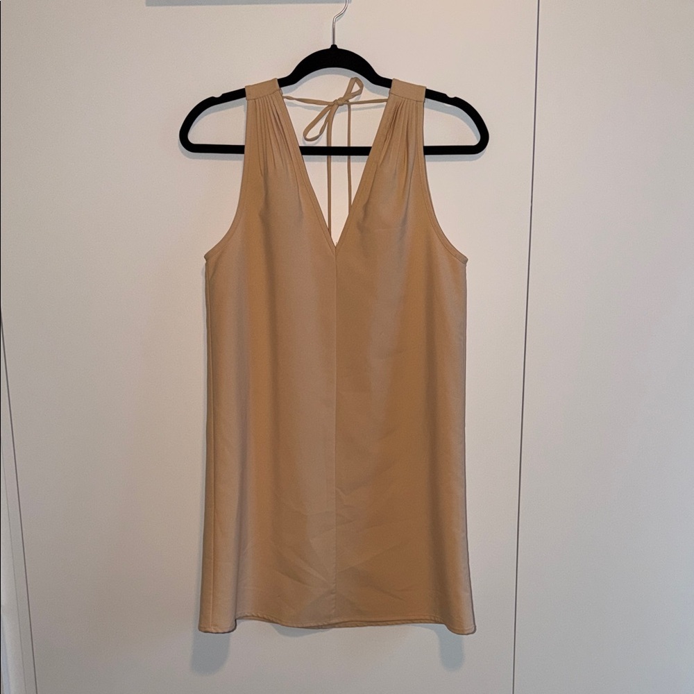 Blaque Label Beige Sleeveless Backless Dress